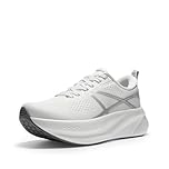 ALLSWIFIT Women's Road Running Shoes Cushion Tennis Shoes Non-Slip Comfortable Lightweight Gym Workout Athletic Arch Support Walking Sneakers,Size 6,White,AWUMRS2503