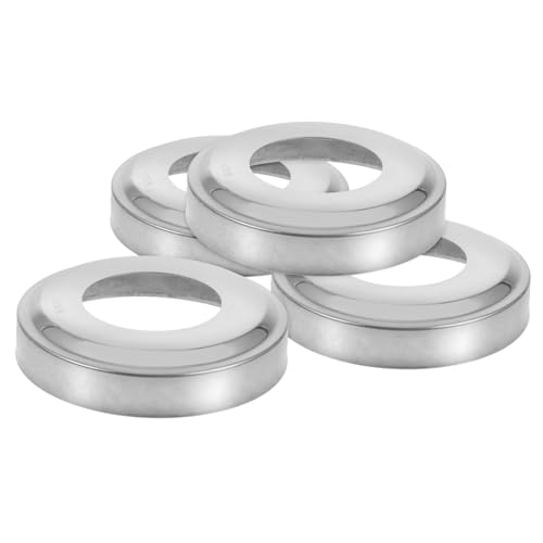 Cubiertas de protección para escalera de piscina de acero inoxidable 4 piezas miniatura 1