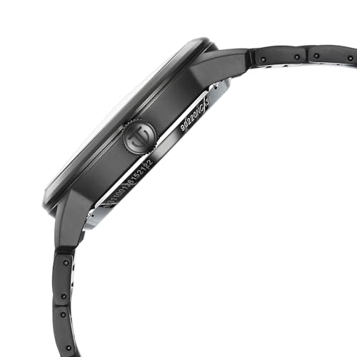 Image of Titan See-Through Skeletal Automatic Analog with Black Dial Black Stainless Steel Strap Watch for Men - 90220NM01