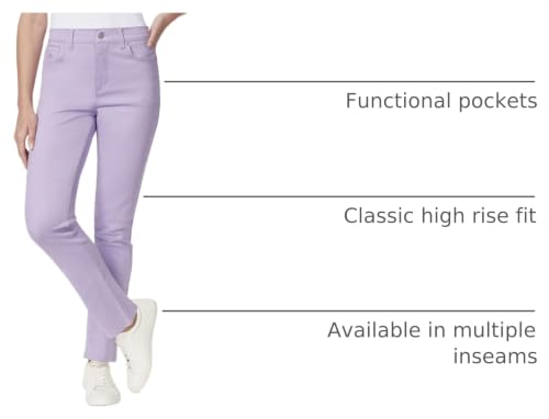 Image of Gloria Vanderbilt Womens Amanda Classic High Rise Tapered Jean Petite