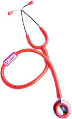 Dr. Head Stainless Steel Cardiology Stethoscope (Orange)