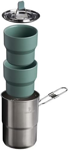 Wildfare Go 4-Piece Stainless Steel Two Cup Cook Set