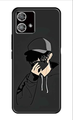 Image of Metal TPU Printed Back Cover for Motorola Edge 40 5G (Popular Anime Character -T2) 360 Degree Protection | Camera Protection -25092024(AH)