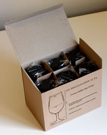 Lehmann Glass 6 Verres de dégustation INAO en cristallin noir