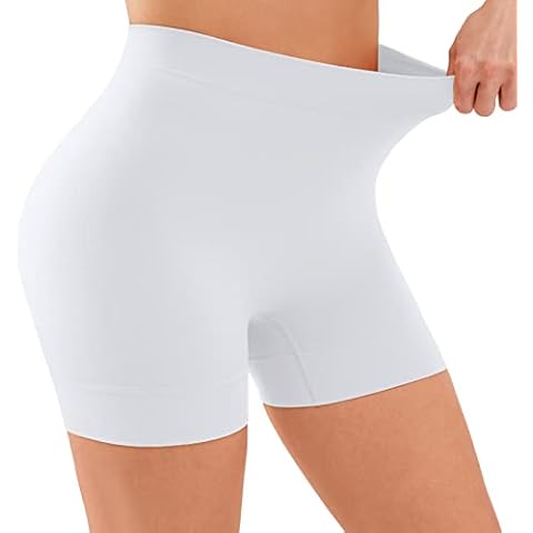 YADIFEN Slip Shorts for Under Dresses, Smooth Boyshort Panties for Women Anti Chafing Underwear Seamless yoga shorts Cover