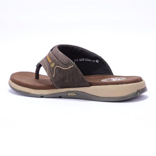 Image of Woodland Men's Leather Slippers