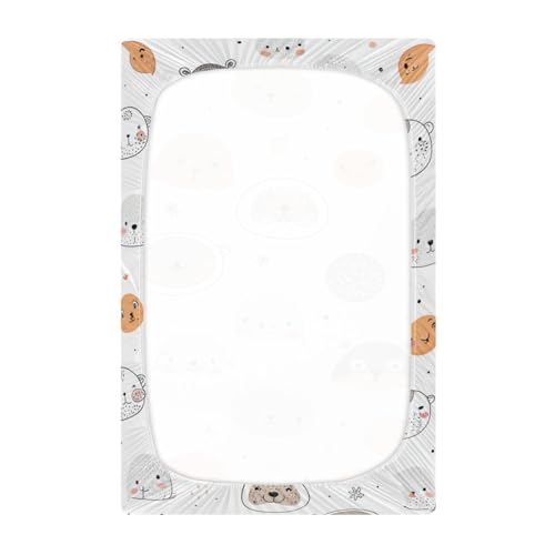 Image of Galaxy Space Crib Sheets, Crib Sheets for Boys Girls, Breathable Soft Standard Toddler Crib Sheet 52 X 28 Inches