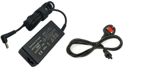 19V 3.42A 5.5mm*1.7mm 65w Replacement Laptop Adapter Charger for Gateway PA-1650-01AR, PA-1650-01G1, PA-1650-01GA, PA-1650-01GQ UK UAE power Cable included