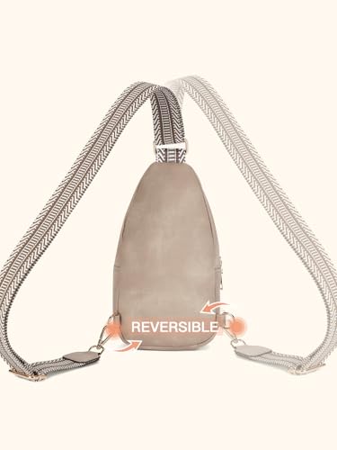Image of Telena Sling Bag for Women Crossbody Fanny Packs for Women Leather Sling Chest Bag