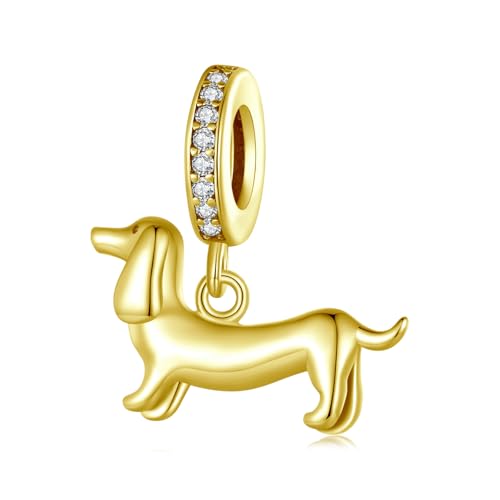 Image of MUNDELL Conch Bead Charm Dachshund Dala Horse Pendant Charm Bird Sun Charm for Original Charm Bracelet or Bangle