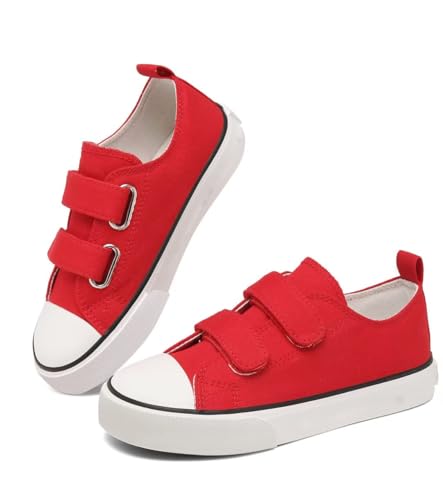 Image of Toddler Little Kid Cushioned Canvas Shoes Slip On Sneakers Soft and Durable