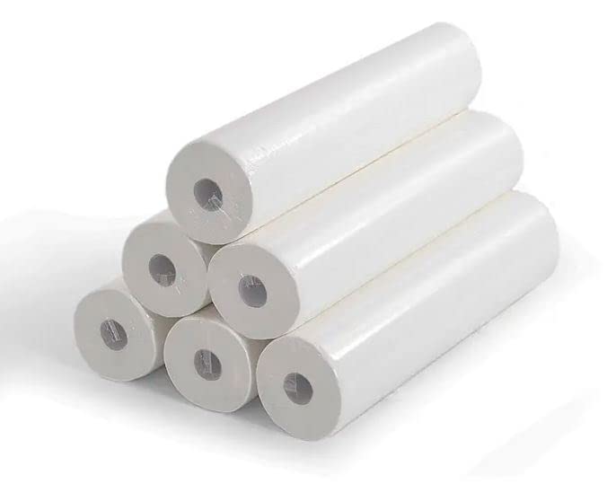 Med Paper Roll 630g (50 cm) For Clinics and Hospital Purposes,White (1x6)