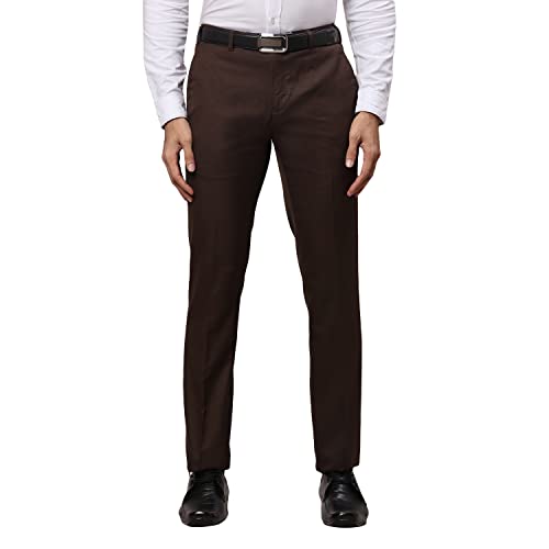 Image of Raymond Men's Slim Fit Mid Rise Trouser