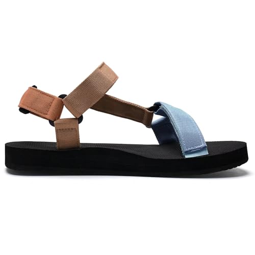 WateLves Men's Sandals Hiking-Sport-Sandals with Adjustable Webbing Lightweight Water-Athletic-Beach-Sandals for Walking-Fishing-Travel-Trekking-Camping2