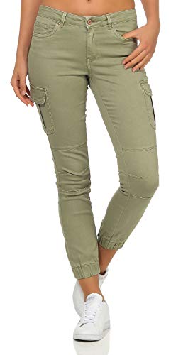 ONLY Damen ONLMISSOURI REG ANK Cargo PNT NOOS Hose 15170889,Oil Green,38W /...