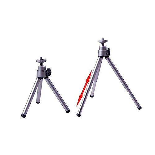 VILLFUL Supporto Per Treppiede Supporto Per Telefono Treppiede Tre Gambe Regolabili Leggero Alluminio Per Scattare Foto