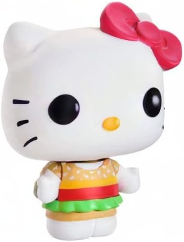 옆 view of Funko POP! Hello Kitty (Kawaii Burger Shop) figure.