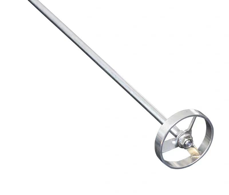 1pcs Stainless Steel Rotor Stirring Paddle - 50mm, 60mm, 80mm, 100mm - Precision Mixing Blade & Dispersing Rod(8x400mm Rod)