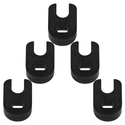SECFOU Herramienta Extracción y Reparación de Válvulas de Plástico Negro para Núcleo de Válvula Francesa 5piezas para Bicicletas en Mantenimiento de Bicicletas