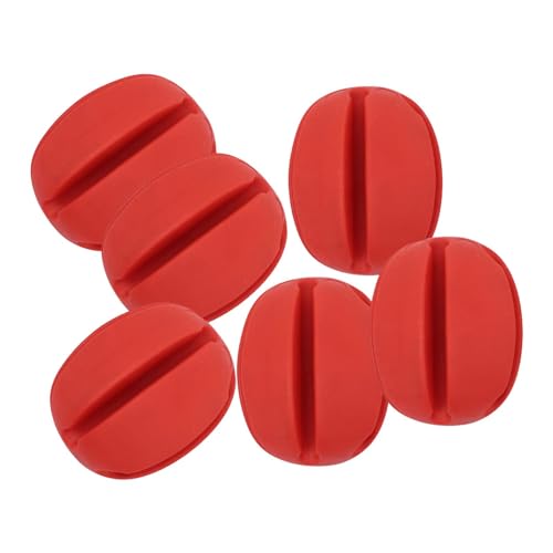 MERIGLARE 6 pçs vara de pesca bolas fixas, clipes pólo de pesca titular do laço da vara de pesca tir