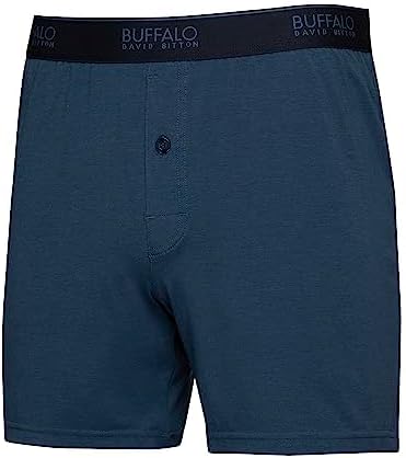 Felina Buffalo Mens Boxers - 3-Pack Cotton Boxers for Men, Boxer Shorts, Mens Underwear Black - Image 3