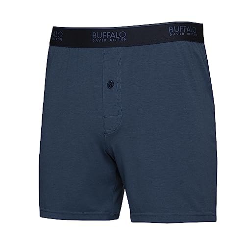 Felina Buffalo Mens Boxers - 3-Pack Cotton Boxers for Men, Boxer Shorts, Mens Underwear Black2