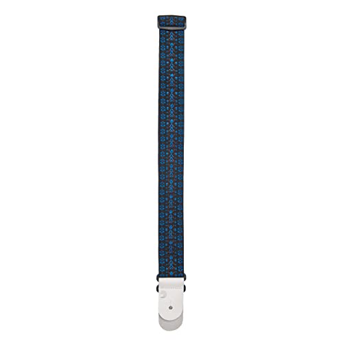 Planet Waves 50G05 Sangle de guitare tissée Hootenanny Bleu/Noir - Les Beatles, Paul McCartney, John Lennon, RIngo Starr, George Harrison Planet Waves 50G05 Sangle de guitare tissée Hootenanny Bleu/Noir – Image 4