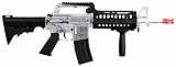 Crosman 50027 Stinger R37 Spring Powered Tactical Airsoft Rifle, Clear/Black