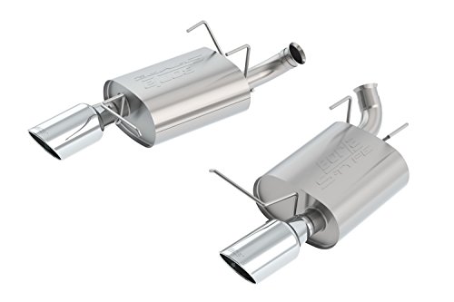 BORLA 11796 Axle-Back Performance Exhaust System for 2011-2014 Ford Mustang 3.7L V6 Automatic/Manual Transmission Coupe/Convertible.