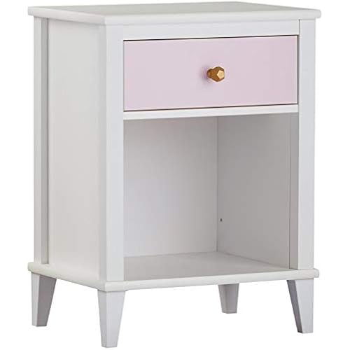 Home Square 2 Piece Kids Bedroom Set with Nightstand and 6 Drawer Dresser