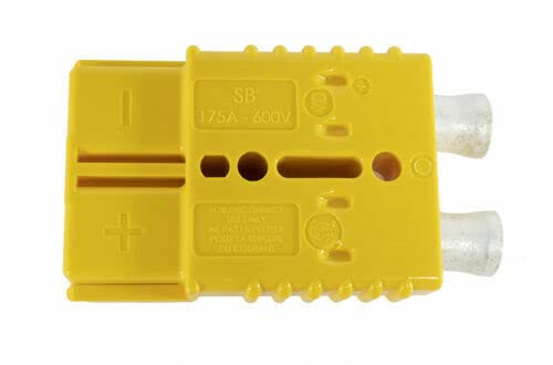 2X Anderson Connector 1/0 AWG Gauge Yellow Power Ground Quick Disconnect SB175