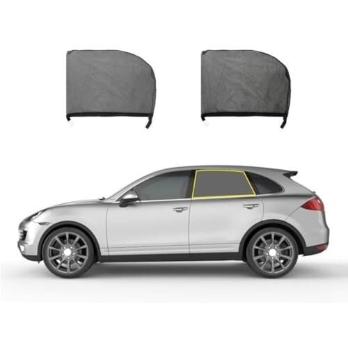 Sonnenschutz Auto Auto-Seitenfenster-Sonnenschutz Aus Netzgewebe Für HR-V 2017–2024, Atmungsaktive UV-Schutzabdeckungen Vorne Und Hinten