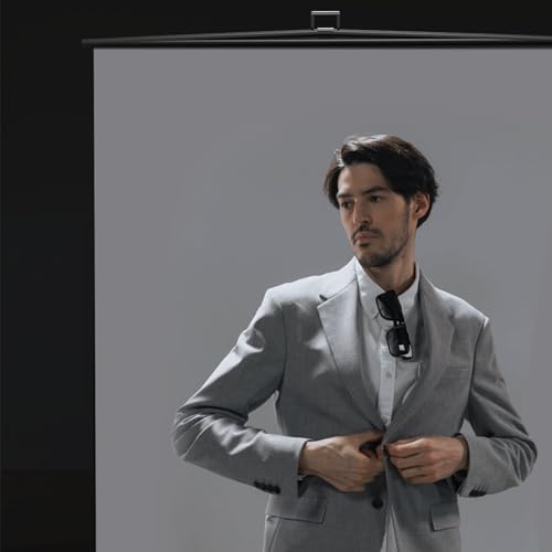 Pantalla Plegable Gris RAUBAY 59.8 x 82.7 in para Fotografía miniatura 6