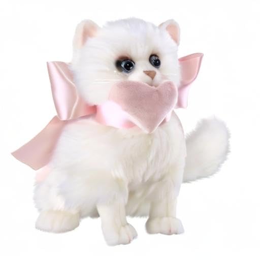 Image of Bearington Pretty Kitty Stuffed Cat - 10 Inch Kitten Stuffed Animal - Cat Plush - Stuffies for Girls