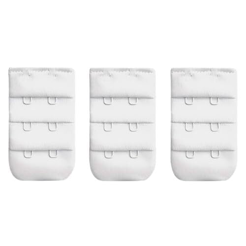 LOURYN KOULYN® Women's Polyester Bra Extender - 2- Hook-2Eye(Black-White-Beige) Love Your Old Bras,Use Bra Extenders Combo Pack of 3, Size-Free, Color- Multicolor-image-49
