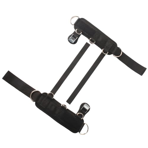 KIXZSAZ Correas de tobillo para máquina de cable, kickbacks, mancuernas, correa de tobillo ajustable para piernas, anillos en D, fuerza para entrenamientos versátiles en el