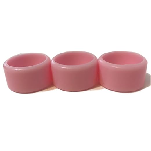 Pack of 3 Light Pink18mm Multi Coloured Vape Bands Protective Atomizer RBA RTA RDA Or Battery Fits Most Tanks Silicone FIT KANGER eGO