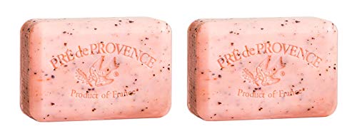 Pre de Provence French Quad-Milled Soap - 2 Bars, 250g Each (Juicy Pomegranate)