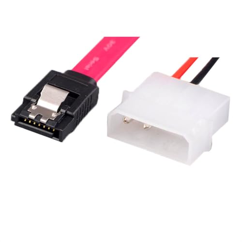 Cable SATA 13 pines a SATA 7 pines con alimentación LP4 30 cm miniatura 3