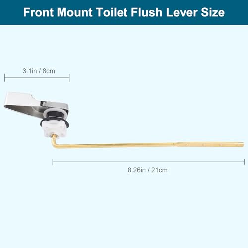 image for Hygie Rinse Universal Toilet Handle Replacement Kit Compatible with Am