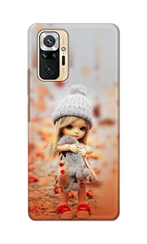 Image of PRINTFIDAA Doll Cute Girl Amazing Beauty Little Kid Child Playing Hard Back Cover for Redmi Note 10 Pro / 10 Pro Max Back Cover -(P6) KAT1001