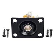 Compatibility: Fits for Epiphone Les Paul LP electric guitars and other guitar. Not for Gibson Les Paul. Precise Specifications: Length: 36.2mm (1-27/64"); Width: 28.2mm (1-7/64"); Mounting screw holes spacing: 28mm (1-7/64") x 19.5mm (49/64"); Jack:...