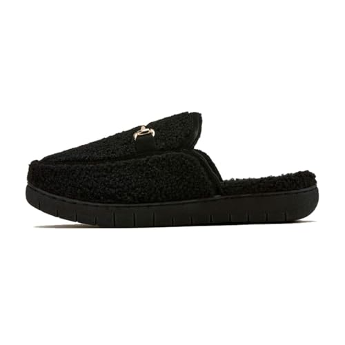 ARIAT Women's Indoor/Outdoor Warm Comfortable Moc Toe Slip-On Style Lexington Snaffle Mule Slippers2