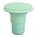 Massage Gun Attachments,Massage Gun Heads, 18/19mm Silicone Massager Gun Attachment Deep Tissue Percussion Plug and Play Salon Tools Massage Head (Light Green)