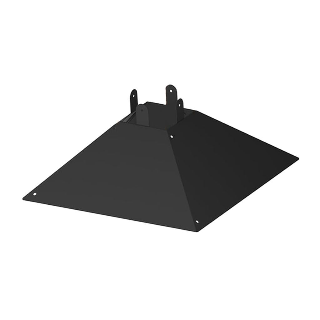 Paracolpi per mangiatoia per uccelli, 10 cm x 10 cm, in legno, | robusta, in metallo, liscio, antiaderente, può fermare gli scoiattoli.