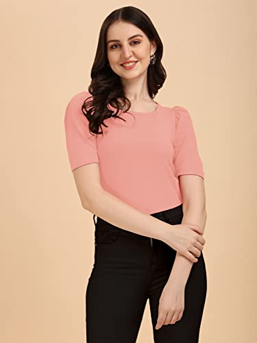 Image of Wedani Women's Solid Regular Fit Blouse