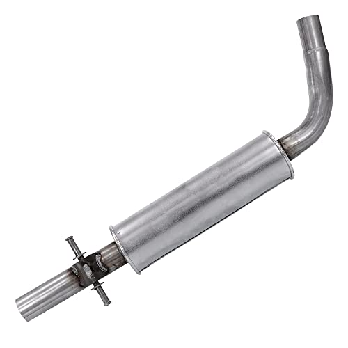 BESTPRICE 1x Mittelschalldämpfer Kompatibel mit AUDI A3 (8L1), SEAT LEON (1M1), TOLEDO II (1M2), SKODA OCTAVIA 1 (1U2) (1U5), VW BORA I (1J2) (1J6), GOLF 4 (1J1) (1J5), NEW BEETLE (9C1, 1C1) (1Y7)