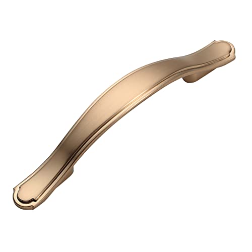 Image of Asidrama 10 Pack 3 Inch(76mm) Champagne Bronze Kitchen Cabinet Handles Cabinet Pulls Kitchen Cabinet Hardware for Cupboard Drawer Pulls Dresser Handles