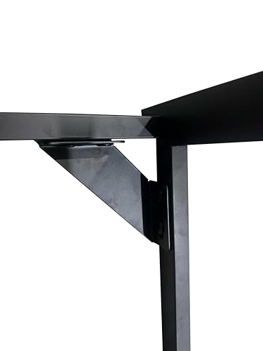 DNYN Twin Over Twin L-Shaped Bunk Bed with Loftbeds Design for Kids Bedroom,3 in 1 Metal Bedframe w/Ladder & Safety Guardrails,Easy Assembly & Super Save Space & No Box Spring Needed, Black