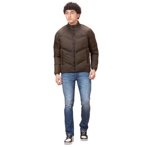 Image of Being Human Green Regular Fit Men's Jacket Clothing
